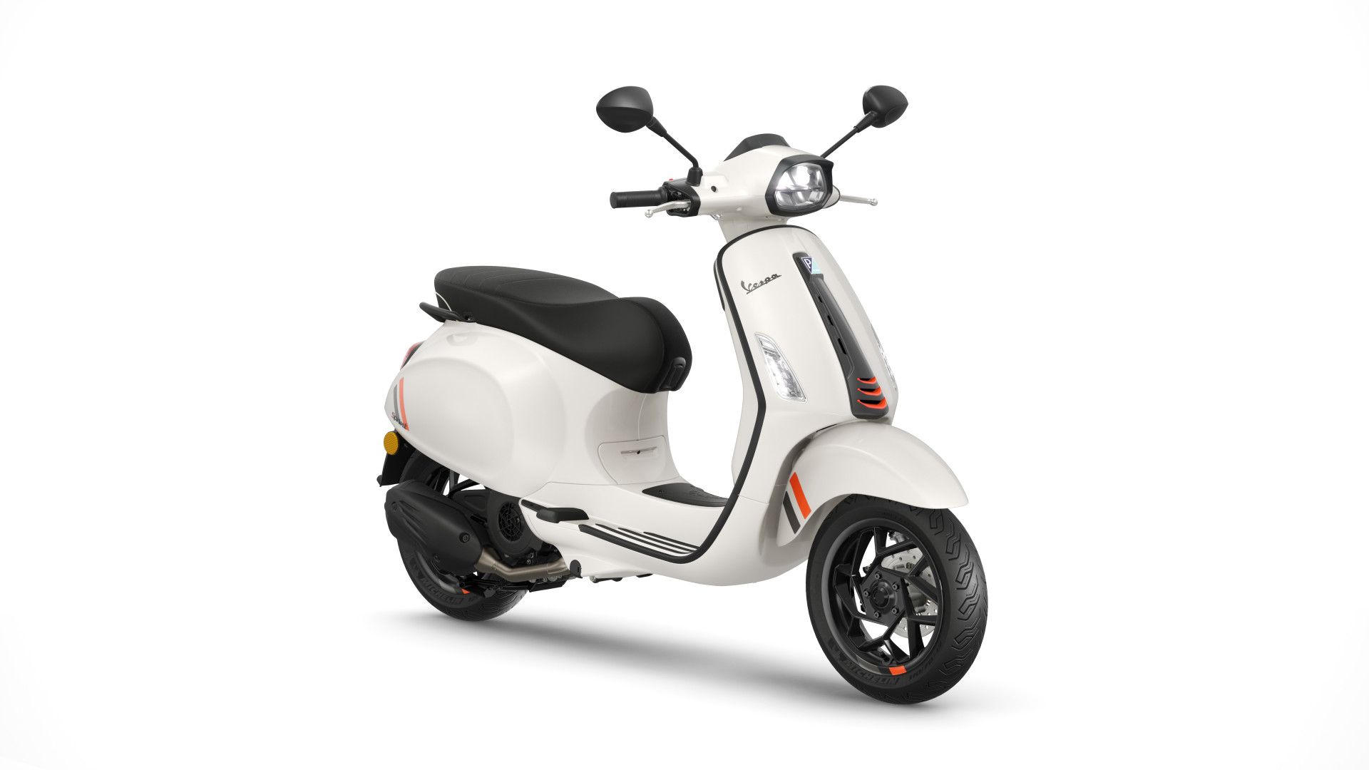 Vespa Sprint S 125 BiancoInnocente 3-4-Ant-DX