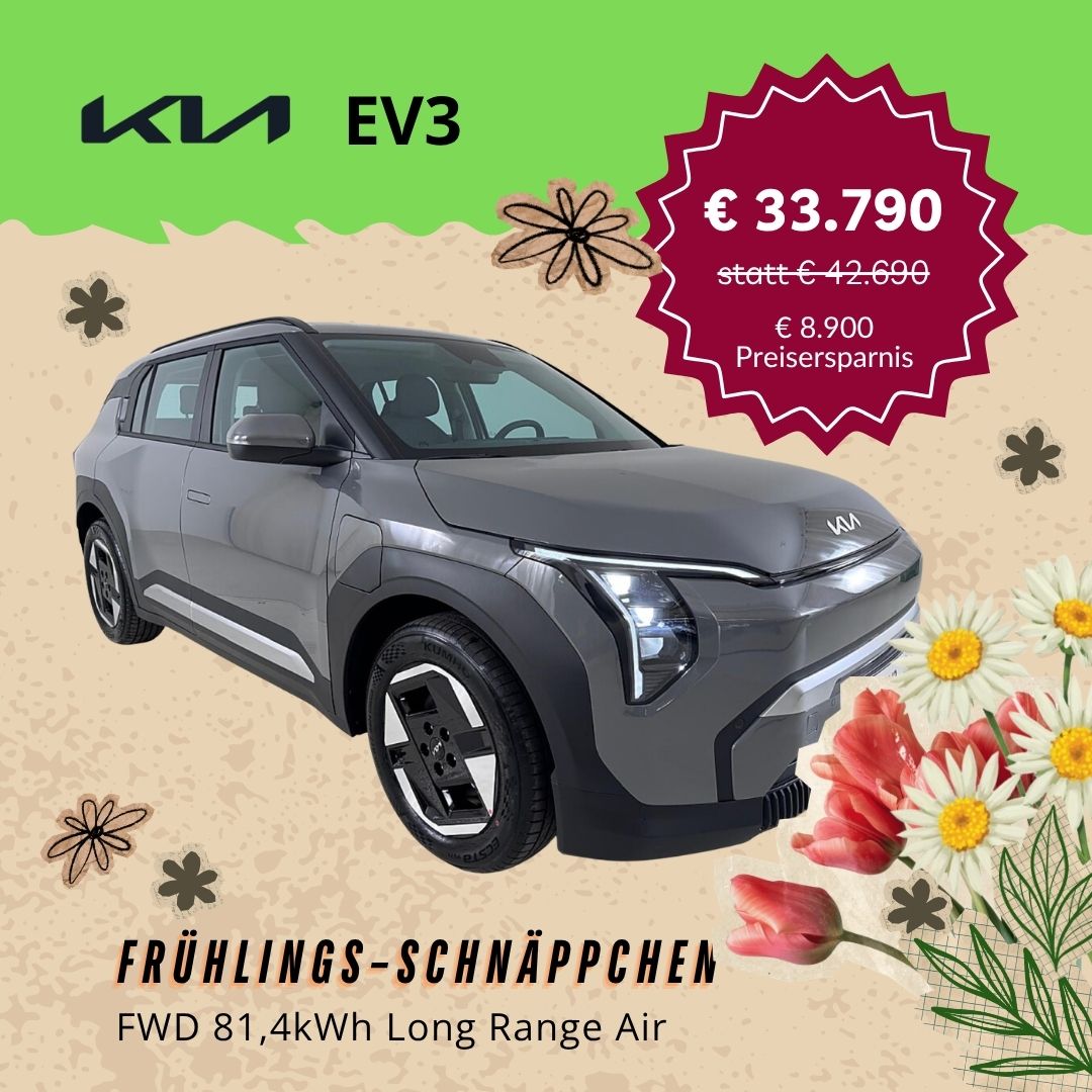 Ein Auto mit Blumen und Text.