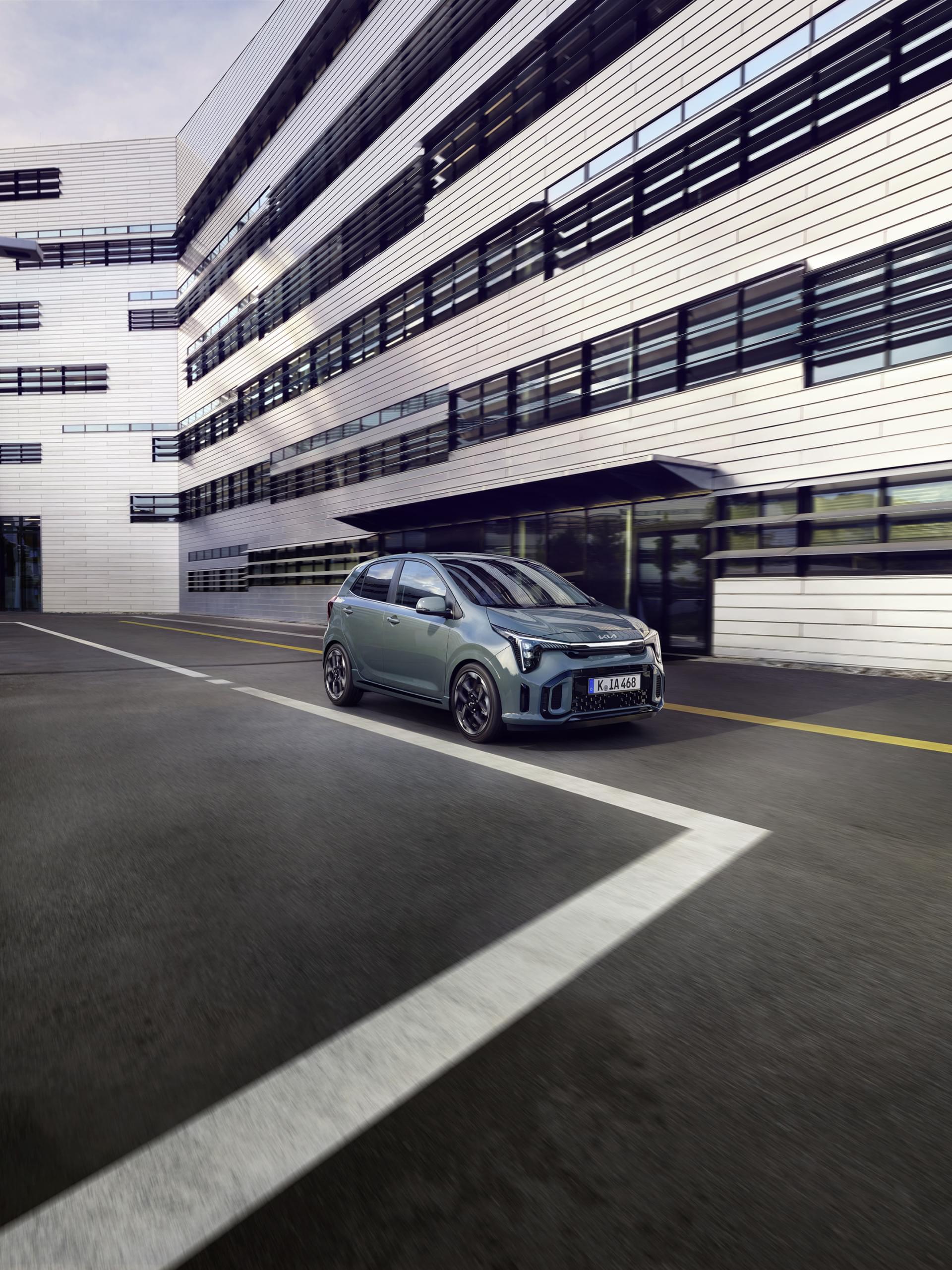 Kia Picanto on the Road